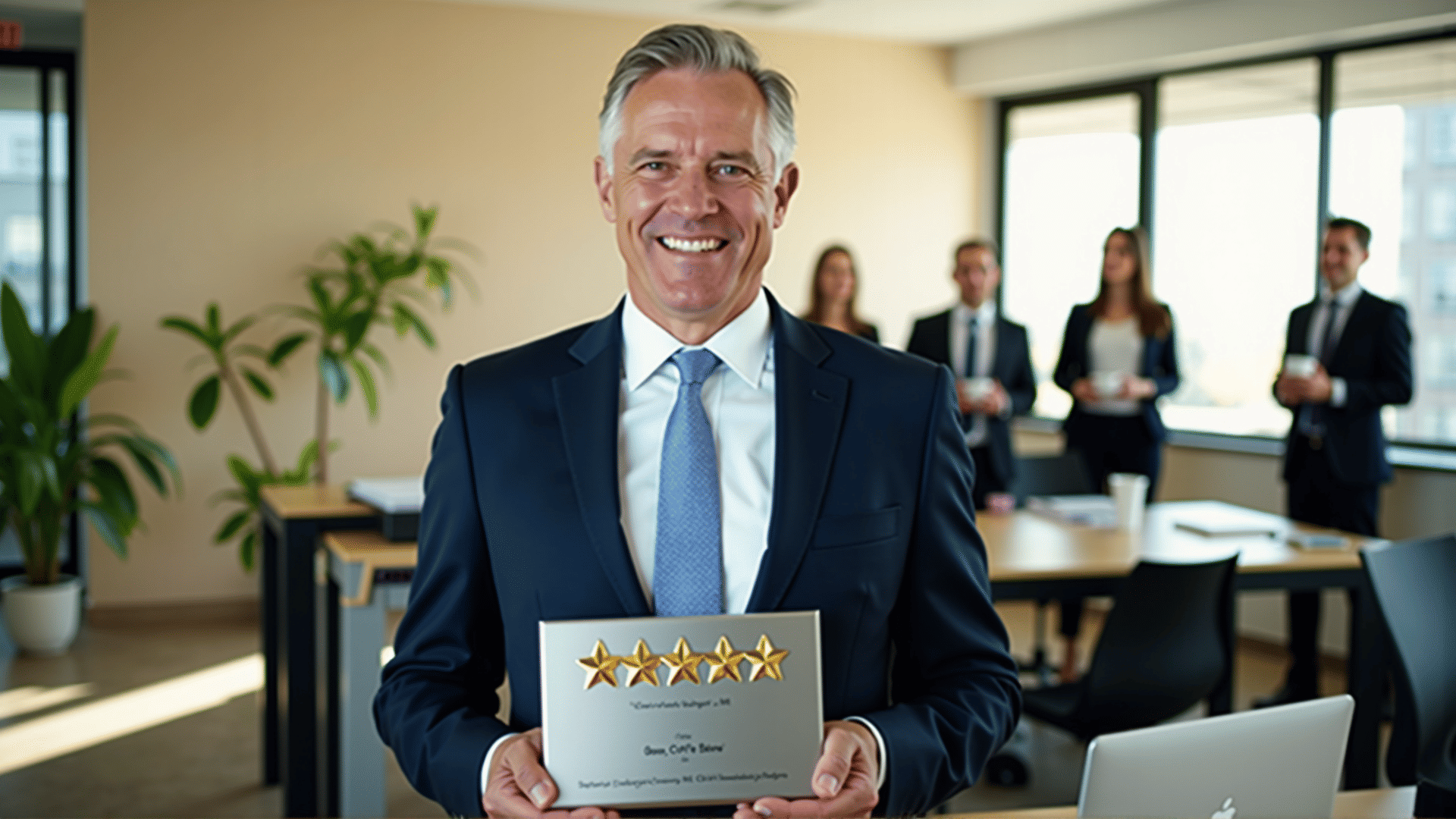 5-star rating award